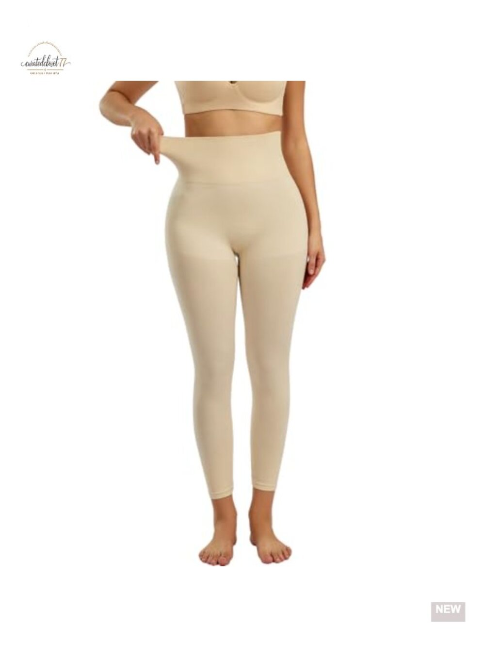 High Waist Shapewear Leggings Tummy Control Butt Lift Thigh Slimmer Compression - Picture 1 of 4